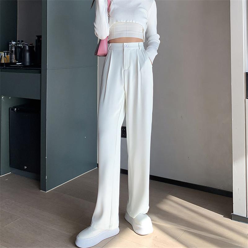 チノパン ワイドパンツ スラックス レディース パンツ ズボン 春夏 イージーパンツ ボゆったり テーパード 体型カバー ロング カジュアル 