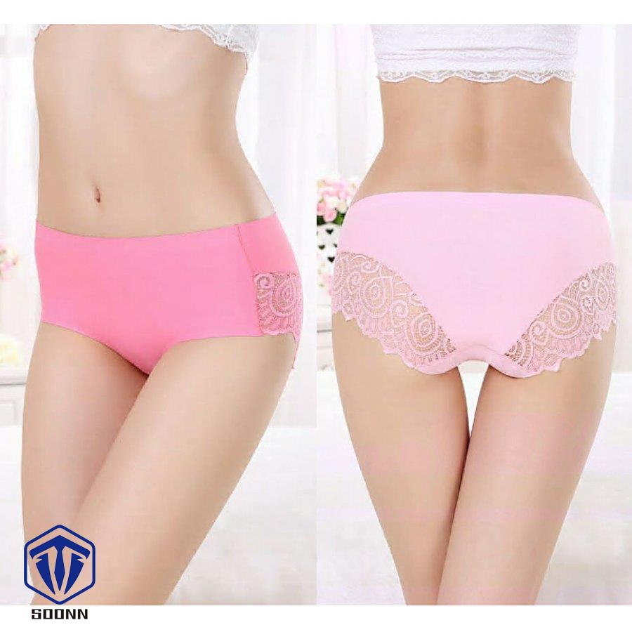バックレースショーツ3枚セット バックレースパンツ シームレスショーツ シームレスパンツ スタンダードショーツ レディース パンティ ショーツ パンツ 