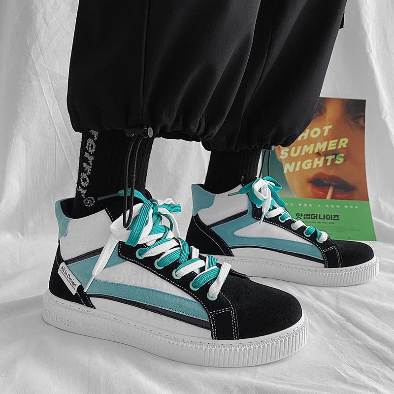 ハイカットスニーカー メンズ メンズスニーカー 靴 ウォーキングカジュアル安い ドライビング通学靴  