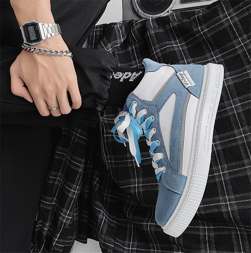 ハイカットスニーカー メンズ メンズスニーカー 靴 ウォーキングカジュアル安い ドライビング通学靴  