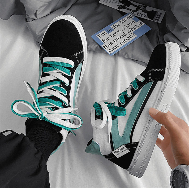 ハイカットスニーカー メンズ メンズスニーカー 靴 ウォーキングカジュアル安い ドライビング通学靴  