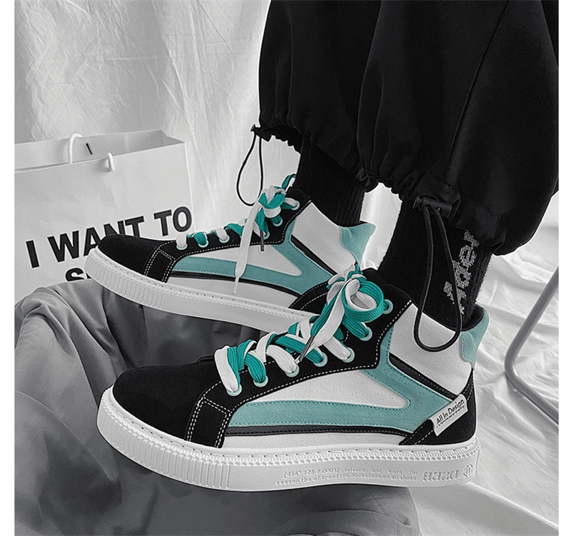 ハイカットスニーカー メンズ メンズスニーカー 靴 ウォーキングカジュアル安い ドライビング通学靴  