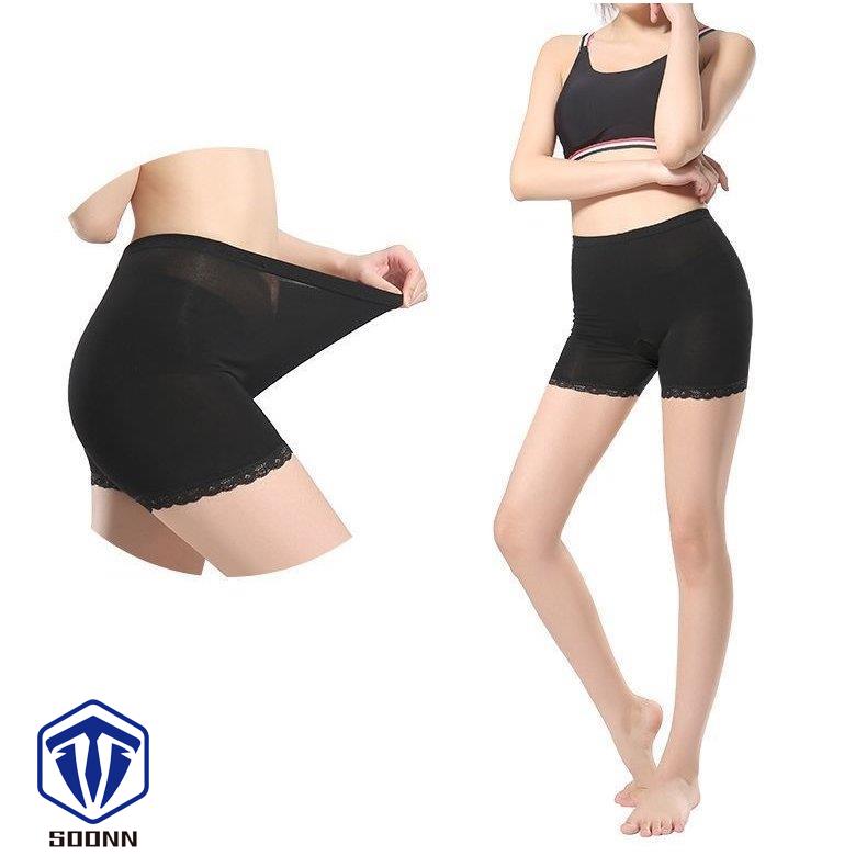 ショーツ 下着 インナー レディース 女性用 パンツ レース 一分丈 白 無地 シンプル ボックスショーツ かわいい 黒 フリル おしゃれ フラワー 