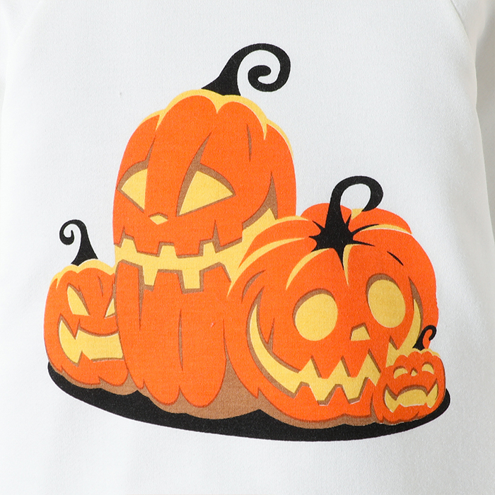 スリーパー キッズ 秋 冬 ハロウィン カボチャ 幽霊 ハロウィン 衣装 寝冷え対策 吸水性抜群 寝具 パジャマ 部屋着 通気性抜群 パジャマ 股スナップ付き 幼児 