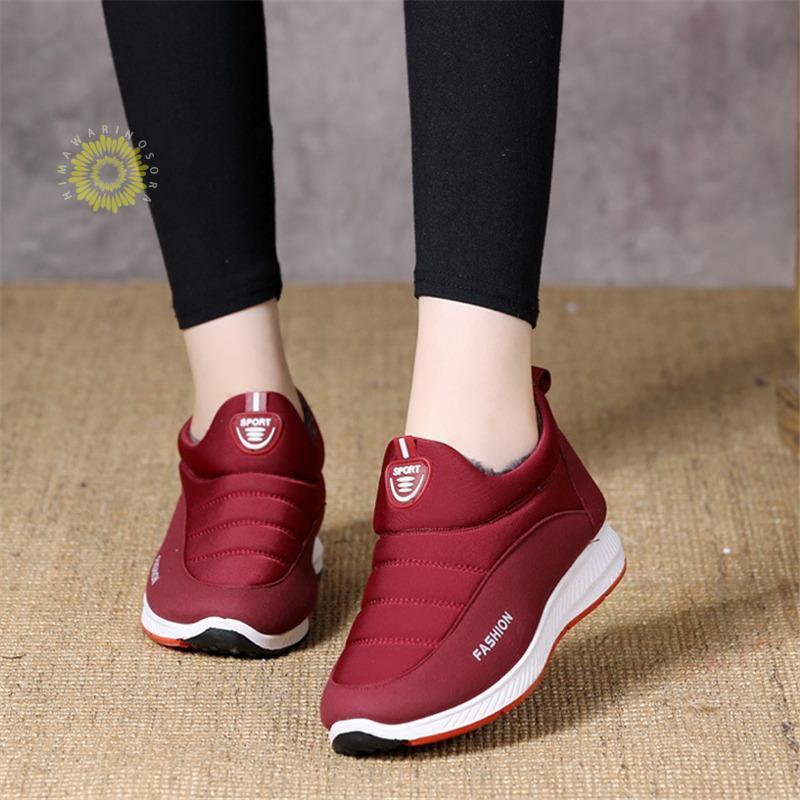 スノーブーツ レディース ムートンブーツ 防水 保温 滑り止め ママ 履きやすい 裏起毛 秋冬 格安 厚底 冬靴 防寒 