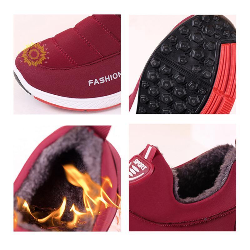 スノーブーツ レディース ムートンブーツ 防水 保温 滑り止め ママ 履きやすい 裏起毛 秋冬 格安 厚底 冬靴 防寒 