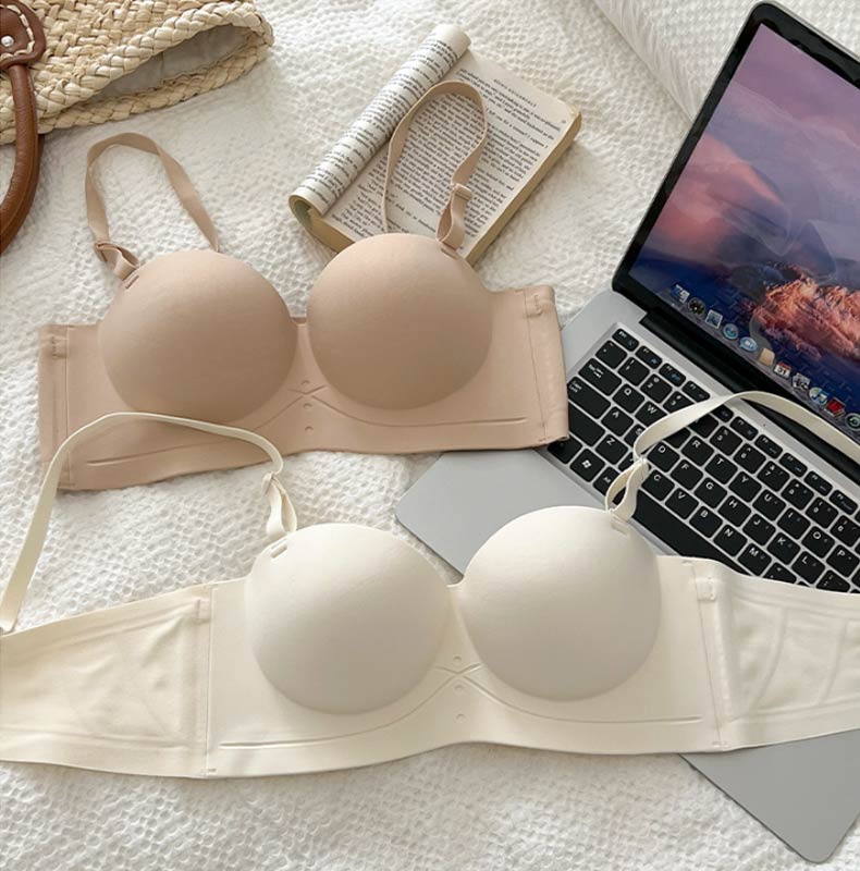 立体カップ 盛りブラ レディース もちもち ノンワイヤー シームレス 揺れない 下着 脇高 盛れる 旅行 シンプル ブラジャー 脇肉 インナー 楽ちん 