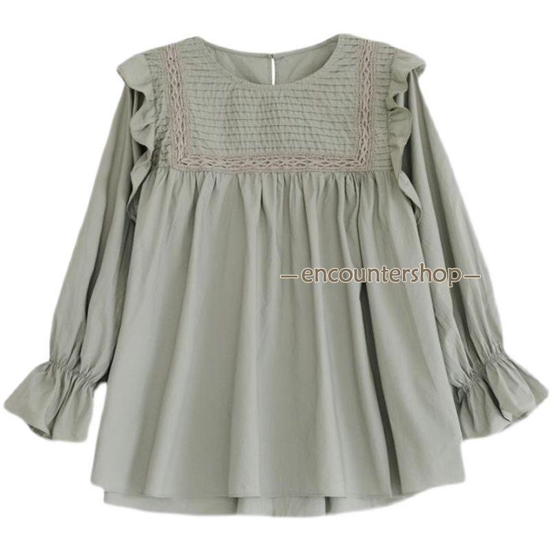 ブラウス レディース 長袖 春秋 長袖シャツ フリル おしゃれ ビジネス 通勤 入学式 デート シンプル OL フォーマル 体型カバー トップス 