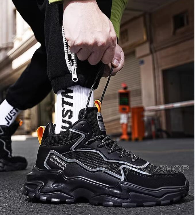 3COLO メンズ シークレットレースアップ スニーカー 6 8 立ち仕事 通学 クッション 学生 スポーツ お洒落 通勤 疲れにくい 10CM 身長UP 大人 