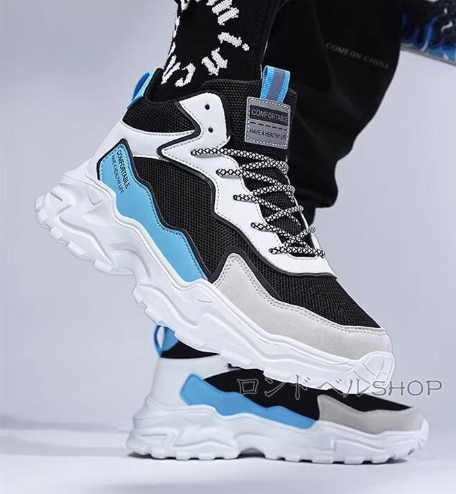 3COLO メンズ シークレットレースアップ スニーカー 6 8 立ち仕事 通学 クッション 学生 スポーツ お洒落 通勤 疲れにくい 10CM 身長UP 大人 