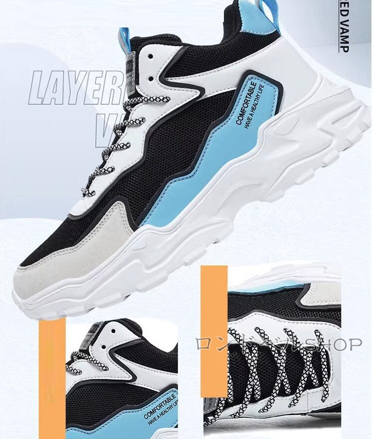 3COLO メンズ シークレットレースアップ スニーカー 6 8 立ち仕事 通学 クッション 学生 スポーツ お洒落 通勤 疲れにくい 10CM 身長UP 大人 