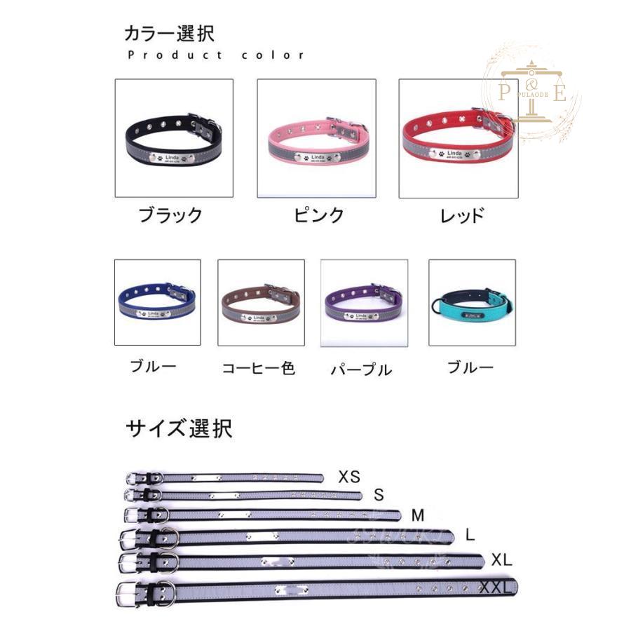 首輪 名前入 小型犬 中型犬 大型犬 首輪 メタル 雑貨 安全 迷子札 デザイン ペット用品 犬 猫用品 IDタグ 名札 光る シンプル 