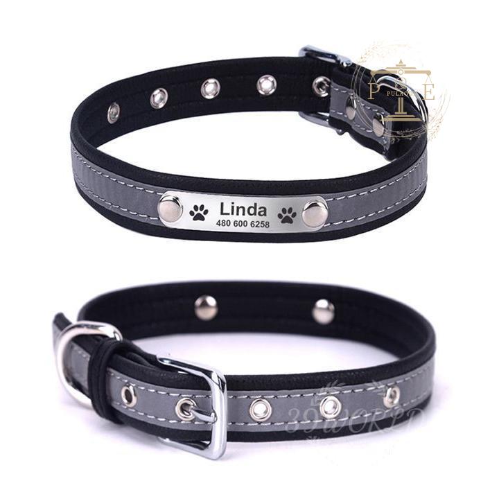 首輪 名前入 小型犬 中型犬 大型犬 首輪 メタル 雑貨 安全 迷子札 デザイン ペット用品 犬 猫用品 IDタグ 名札 光る シンプル 
