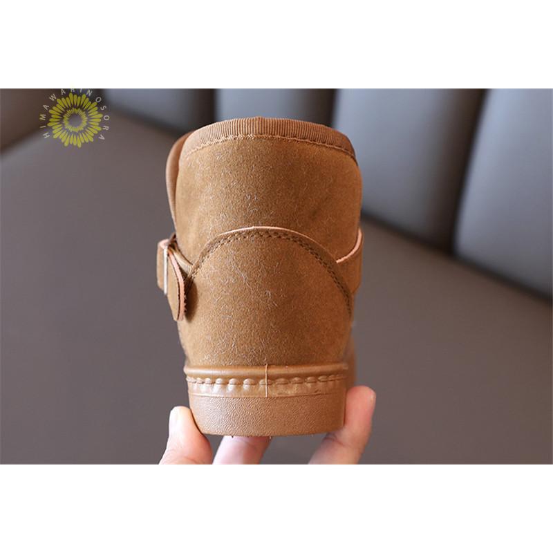 子供靴 子供ブーツ ムートンブーツ スノーブーツ 裏起毛 ショートブーツ 軽量 キッズブーツ 滑り止め ベビーシンプル 
