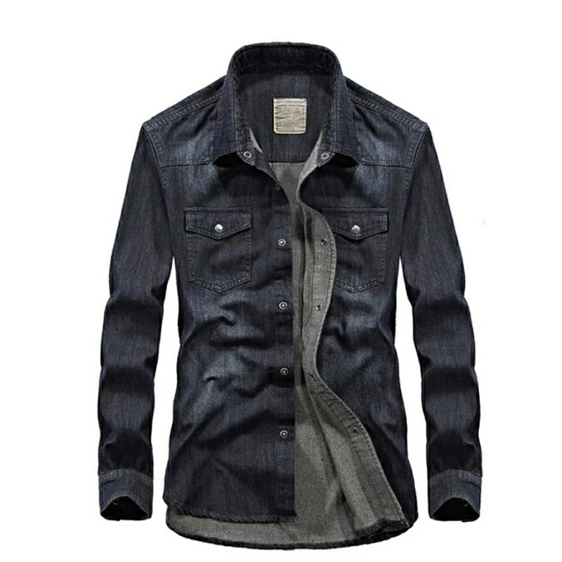 デニムシャツ メンズ 長袖 おしゃれ カジュアル シャツ コットン コットン メンズファッションプレゼント 秋 胸ポケット ジージャン デニムジャケット 春服 