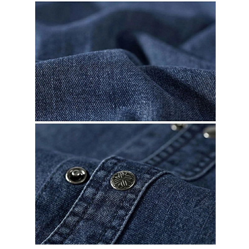 デニムシャツ メンズ 長袖 おしゃれ カジュアル シャツ コットン コットン メンズファッションプレゼント 秋 胸ポケット ジージャン デニムジャケット 春服 