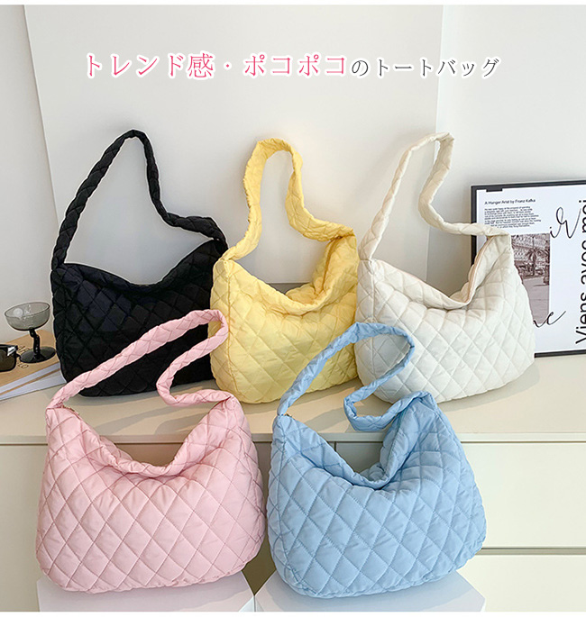トートバッグ レディース シンプル 軽い バッグ 軽い 通学 通勤仕事 大人可愛い バッグ ポップコーンバッグ 軽量 通勤バッグ 