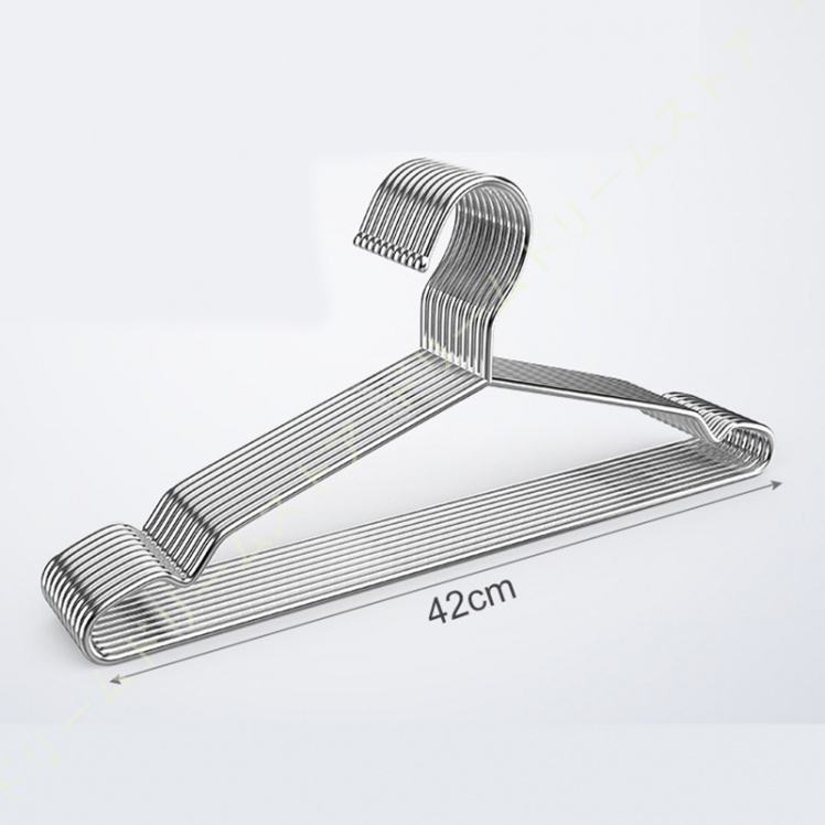 ハンガー 20本組 ステンレスハンガー ランドリーハンガー 防錆 曲がらない スリム 便利な収納 頑丈 スカート ボトムハンガー コート ズボン はんがー 耐久性 