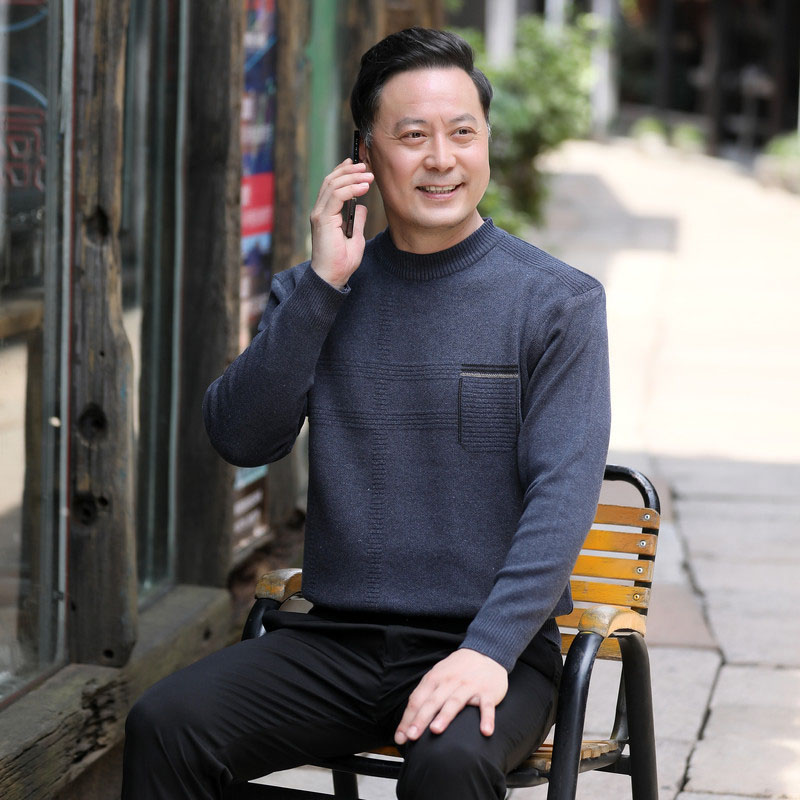 ニット セーター メンズ◆ネック秋服 冬服 紳士 メンズ ギフト シニア 誕生日 プレゼント クリスマス 敬老の日 シニアファッション ゴルフ 