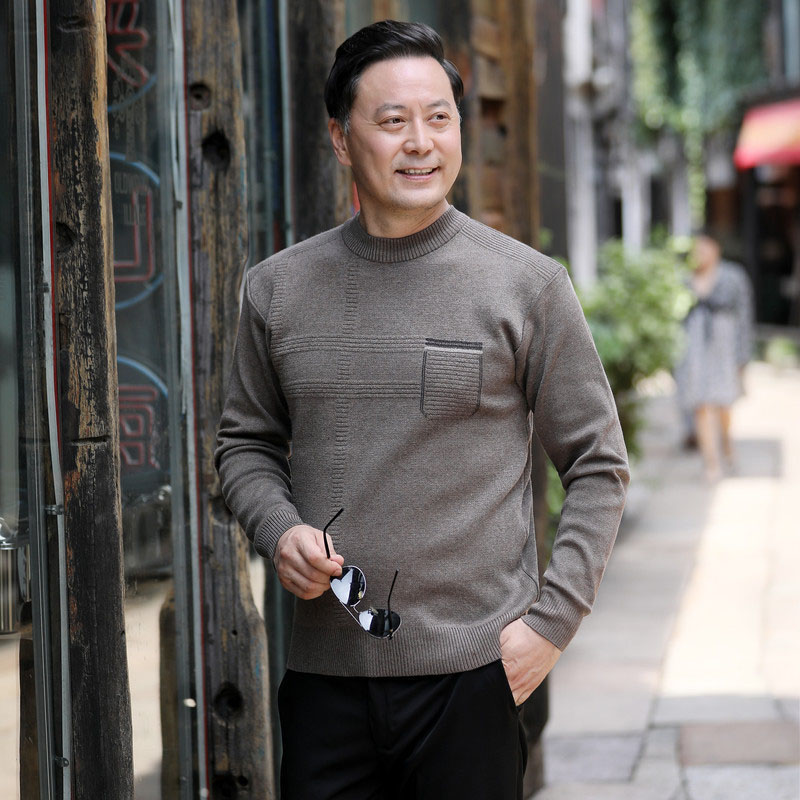 ニット セーター メンズ◆ネック秋服 冬服 紳士 メンズ ギフト シニア 誕生日 プレゼント クリスマス 敬老の日 シニアファッション ゴルフ 