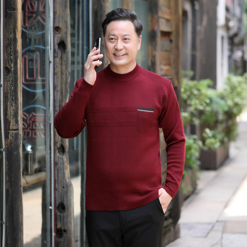 ニット セーター メンズ◆ネック秋服 冬服 紳士 メンズ ギフト シニア 誕生日 プレゼント クリスマス 敬老の日 シニアファッション ゴルフ 