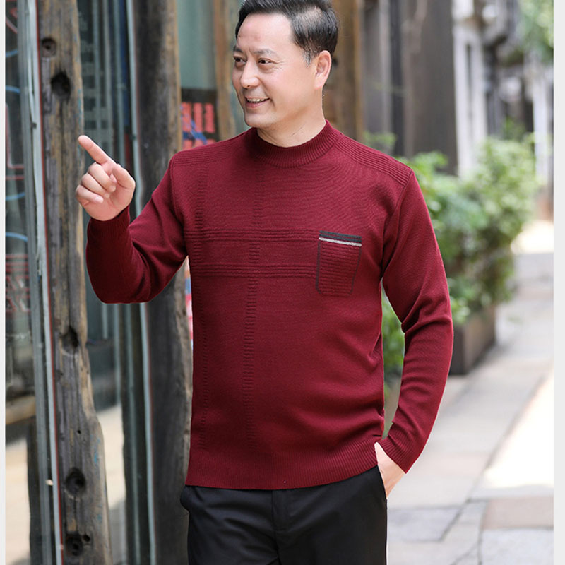 ニット セーター メンズ◆ネック秋服 冬服 紳士 メンズ ギフト シニア 誕生日 プレゼント クリスマス 敬老の日 シニアファッション ゴルフ 