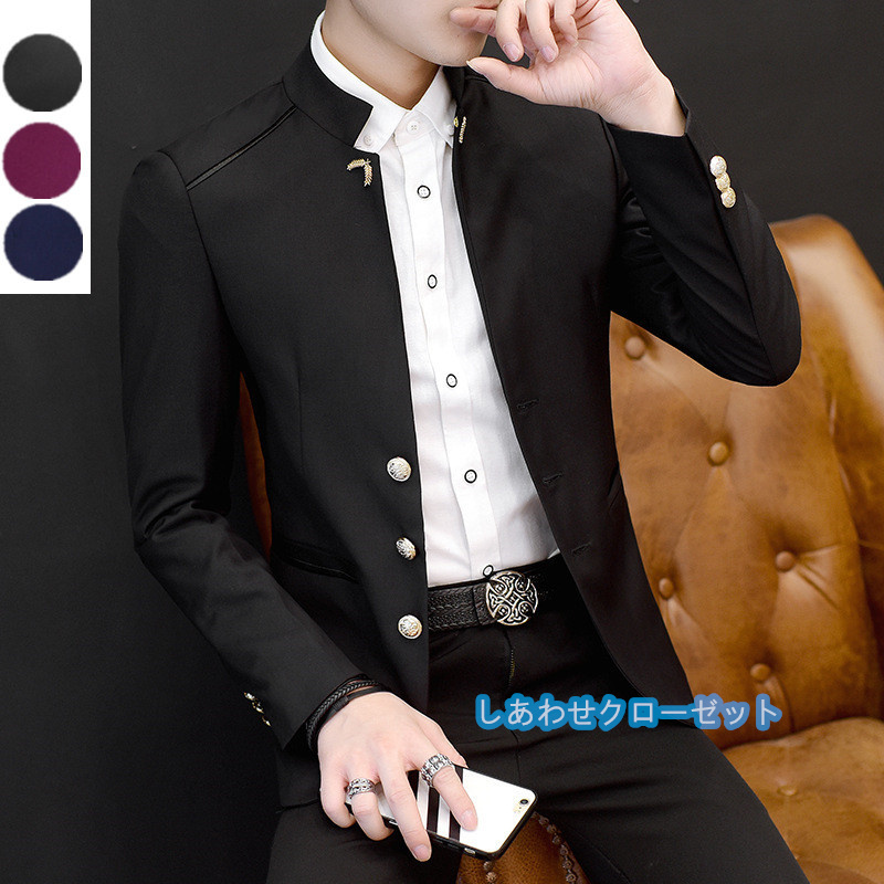 テーラードジャケット メンズ おしゃれ ブレザージャケット カジュアルスーツ 無地 紳士用 アウター ビジネススーツ 通勤 春秋冬 フォマールスーツ 