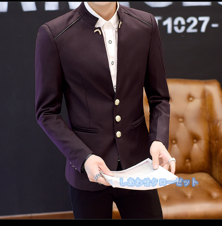 テーラードジャケット メンズ おしゃれ ブレザージャケット カジュアルスーツ 無地 紳士用 アウター ビジネススーツ 通勤 春秋冬 フォマールスーツ 