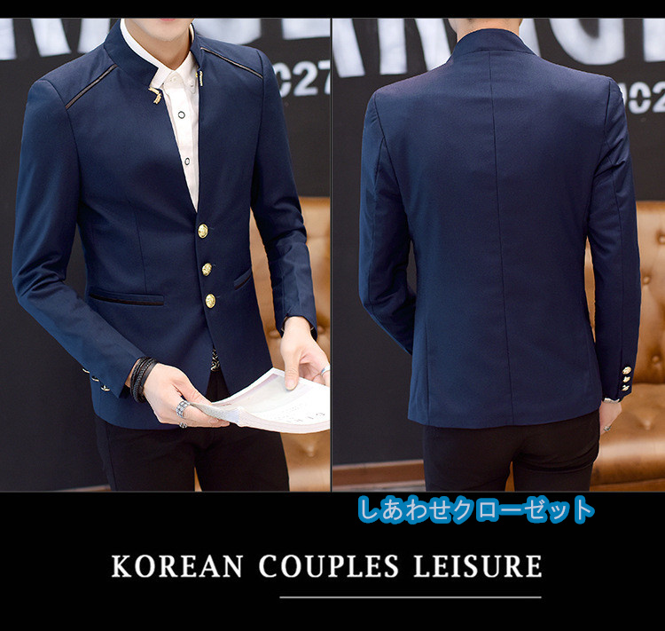 テーラードジャケット メンズ おしゃれ ブレザージャケット カジュアルスーツ 無地 紳士用 アウター ビジネススーツ 通勤 春秋冬 フォマールスーツ 