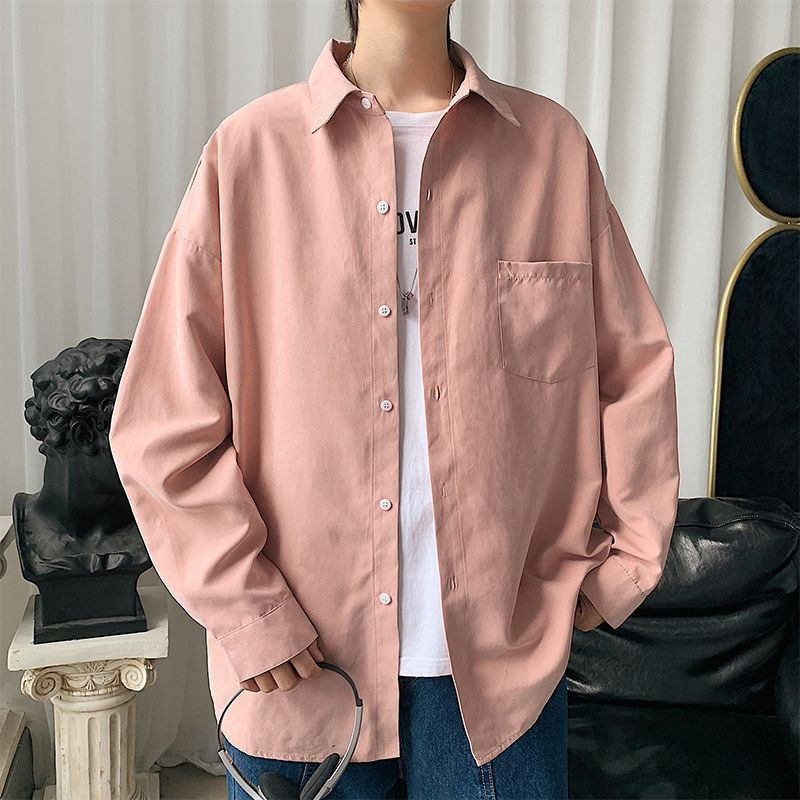 シャツ メンズ 長袖シャツ カジュアル トップス ボタンシャツ 送料無料 春 紳士 秋 秋服 開襟シャツ 通学 おしゃれ 学生 ビジネス 大きいサイズ 