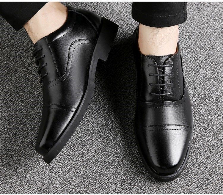 ビジネスフォーマル メンズ 冠婚葬祭 ストレッチ レザー 革 通勤 皮靴 ドレス 通気性 ドレス紳士靴 カ ギフト 仕事 衝撃吸収 