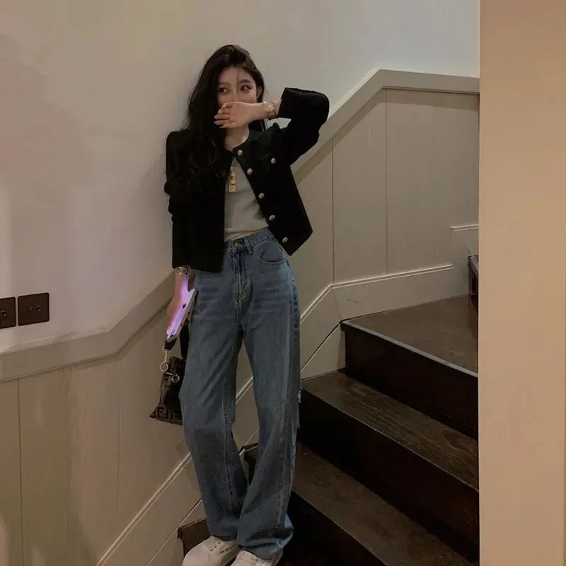 ジャケット レディース ノーフォーマル ツイード アウター 大きいサイズ お洒落 オフィス 春秋 シンプル 無地 体型カバー フェミニン 通勤 