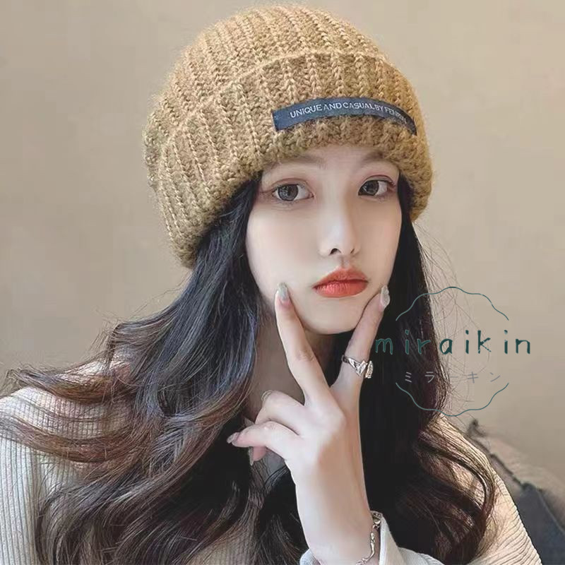 ニット帽 レディース 帽子 ハット ニットキャップ バケットハット 外出用 小顔効果 室内 送料無料 バイク アウトドア 防風 無地 大人 自転車 防寒対策 無地 