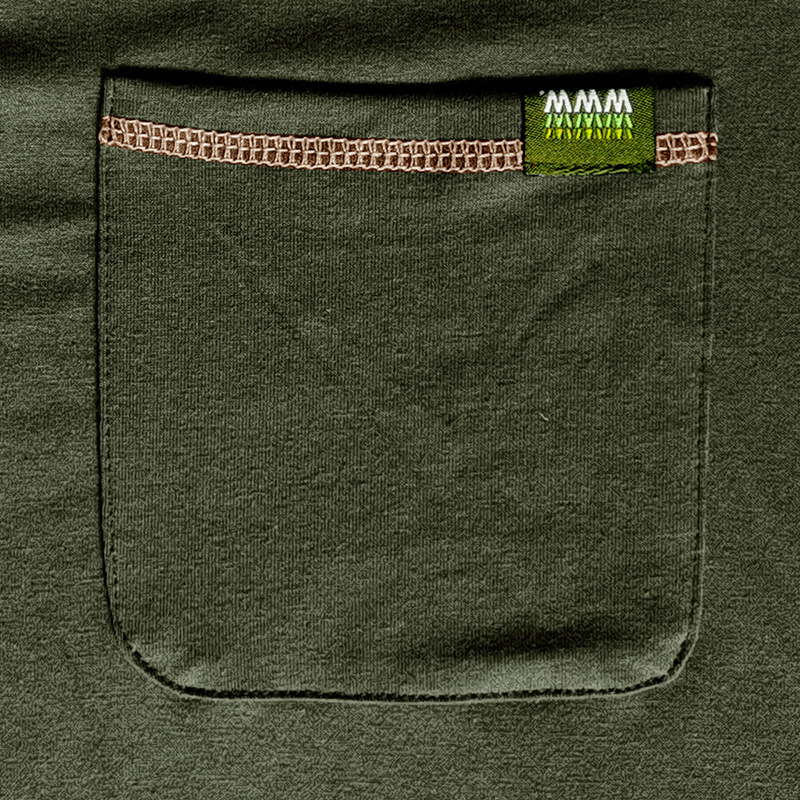 ポケットT Tシャツ メンズ 長袖 ゆったり 胸ポケット付き バンドロンT ボタン留め ロングTシャツ ワンポイント Vネック ヘンリーネック 