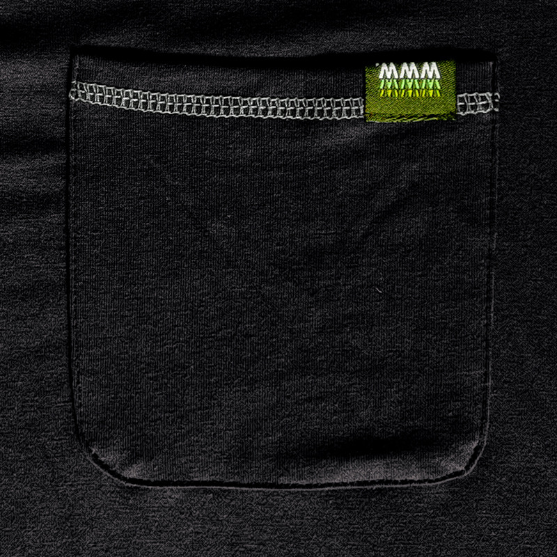 ポケットT Tシャツ メンズ 長袖 ゆったり 胸ポケット付き バンドロンT ボタン留め ロングTシャツ ワンポイント Vネック ヘンリーネック 