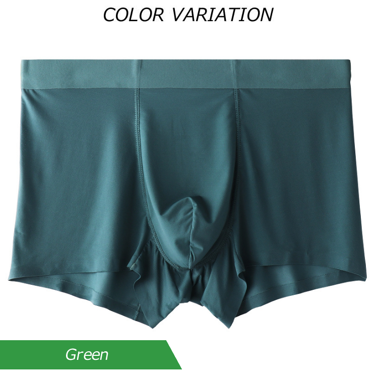 トランクス パンツ 下着 接触冷感 ボクパンツ インナー アイスシルク 型崩れしない メンズ 吸汗 男性用 速乾 軽量 極薄 