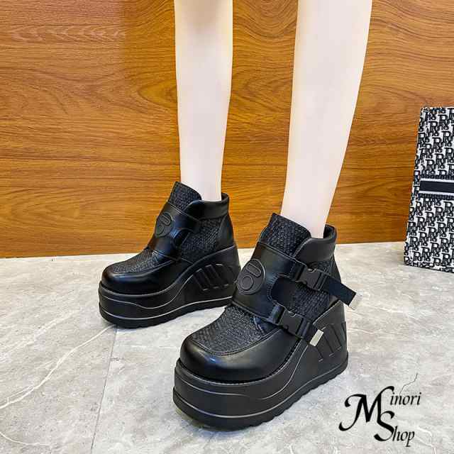 スニーカー レディース 厚底 ハイヒール インヒールハイカット 韓国 背が高くなる 美脚 身長アップ 大きいサイズ 軽 8CMヒール 