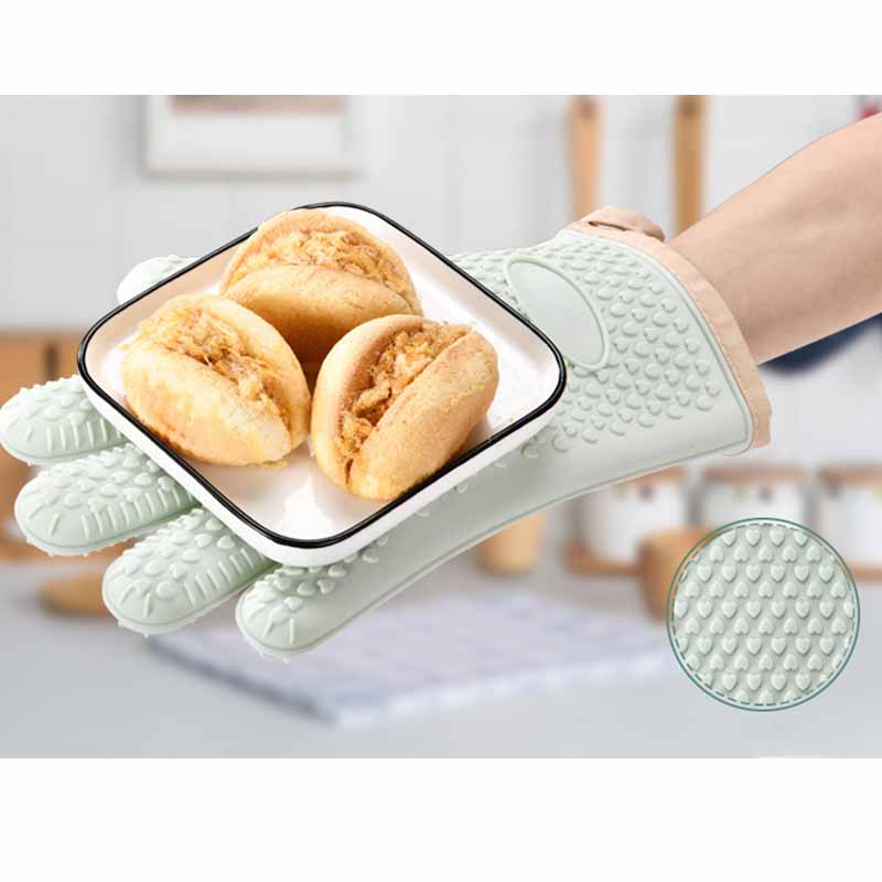 つかみ 耐熱 5本指 鍋つかみ キッチンミトン おしゃれ 耐熱ミトン業務用 北欧 シリコン 家庭用 ミトン 