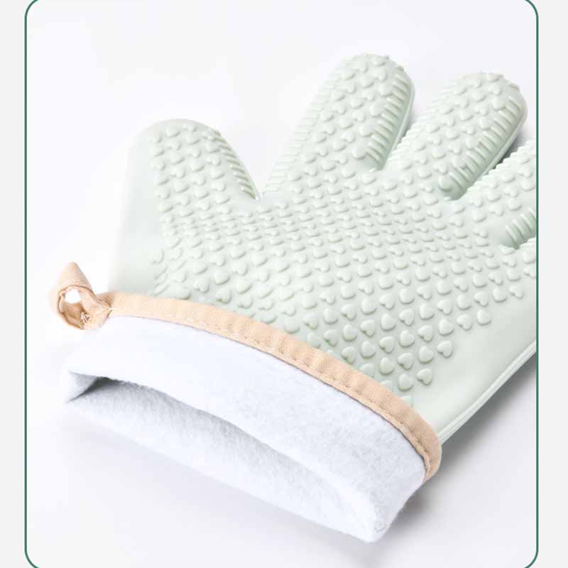 つかみ 耐熱 5本指 鍋つかみ キッチンミトン おしゃれ 耐熱ミトン業務用 北欧 シリコン 家庭用 ミトン 