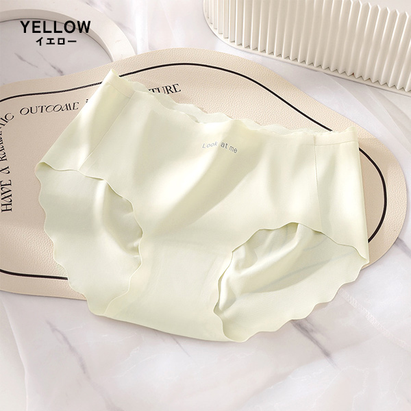 シームレスショーツ 3点セット シームレスパンツ シームレス ショーツ レディース スカラップ 送料無料 通気性 響かない 下着 接触冷感 アイスシルク 無地 