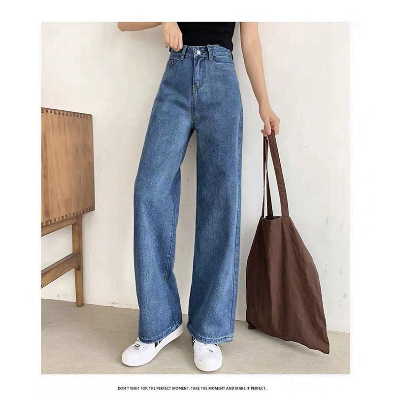 デニムパンツ レディース ジーンズ ズボン ボワイドパンツ ハイウエスト 体型カバー カシュアル 春秋 ロング丈 細身 ゆったり ストレッチ 美脚 着痩せ 