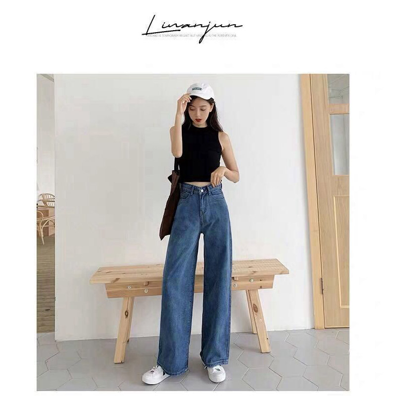 デニムパンツ レディース ジーンズ ズボン ボワイドパンツ ハイウエスト 体型カバー カシュアル 春秋 ロング丈 細身 ゆったり ストレッチ 美脚 着痩せ 