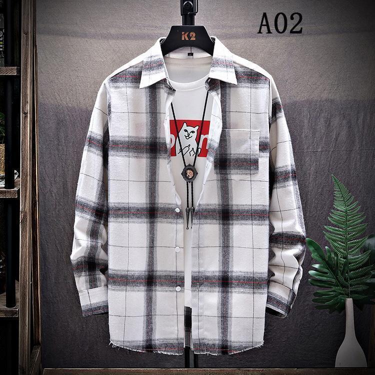 シャツ チェック柄 ネルシャツ トップス カジュアルシャツ 長袖 秋 春 メンズ ファッション 