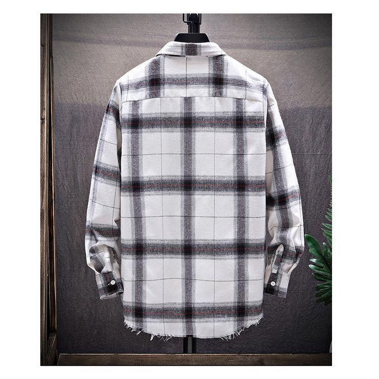シャツ チェック柄 ネルシャツ トップス カジュアルシャツ 長袖 秋 春 メンズ ファッション 
