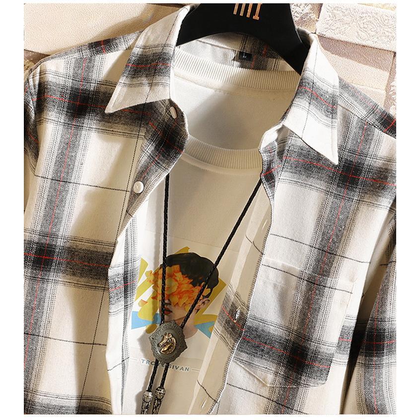 シャツ チェック柄 ネルシャツ トップス カジュアルシャツ 長袖 秋 春 メンズ ファッション 