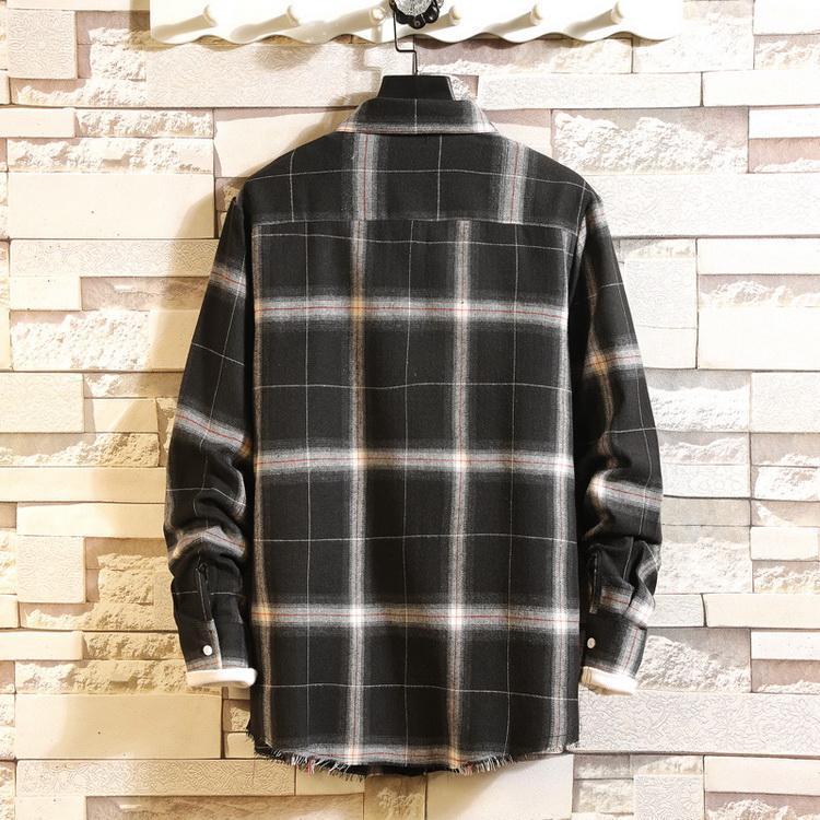 シャツ チェック柄 ネルシャツ トップス カジュアルシャツ 長袖 秋 春 メンズ ファッション 