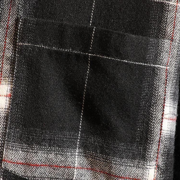 シャツ チェック柄 ネルシャツ トップス カジュアルシャツ 長袖 秋 春 メンズ ファッション 