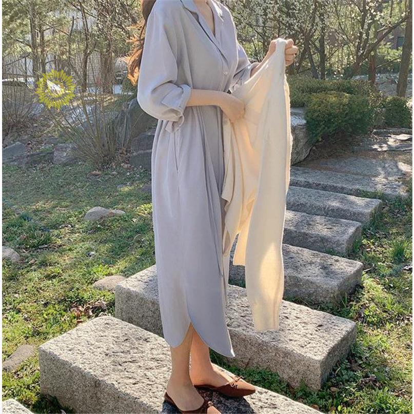 ワンピース プリーツ レディース ベルト 春秋服 きれいめ 秋物 シフォン シャツ 二次会 着痩せ 長袖 Aライン ロング丈 ハイウエスト 
