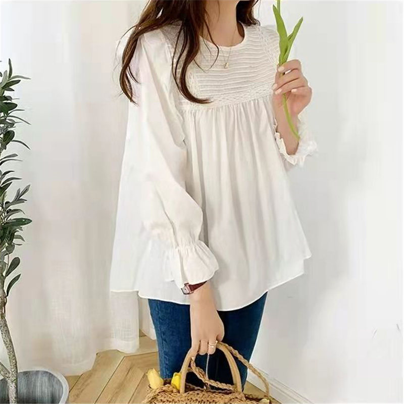 ブラウス レディース 長袖 春秋 長袖シャツ フリル フォーマル トップス デート OL 入学式 ビジネス シンプル 通勤 おしゃれ 体型カバー 