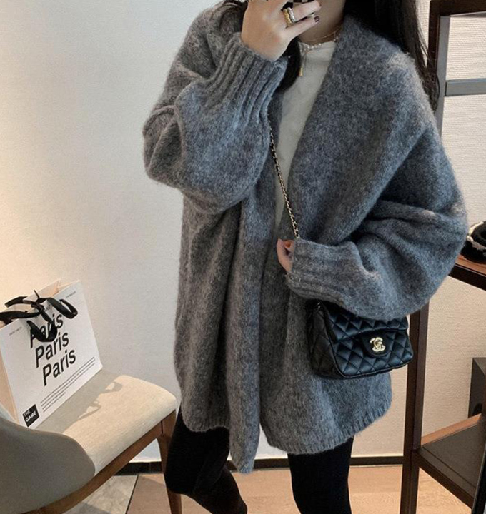 カーディガン レディース 秋冬 ゆったり 秋服  